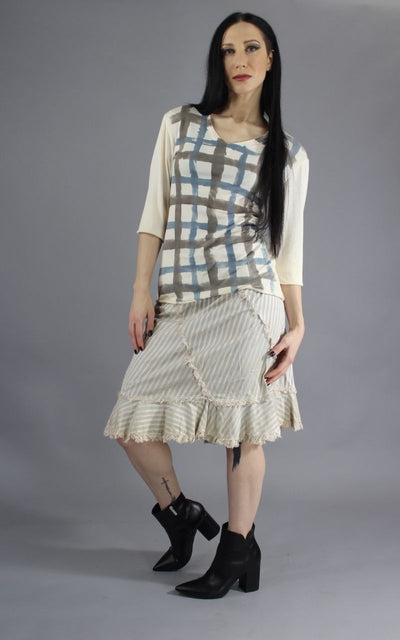 Archive Ticking Skirt
