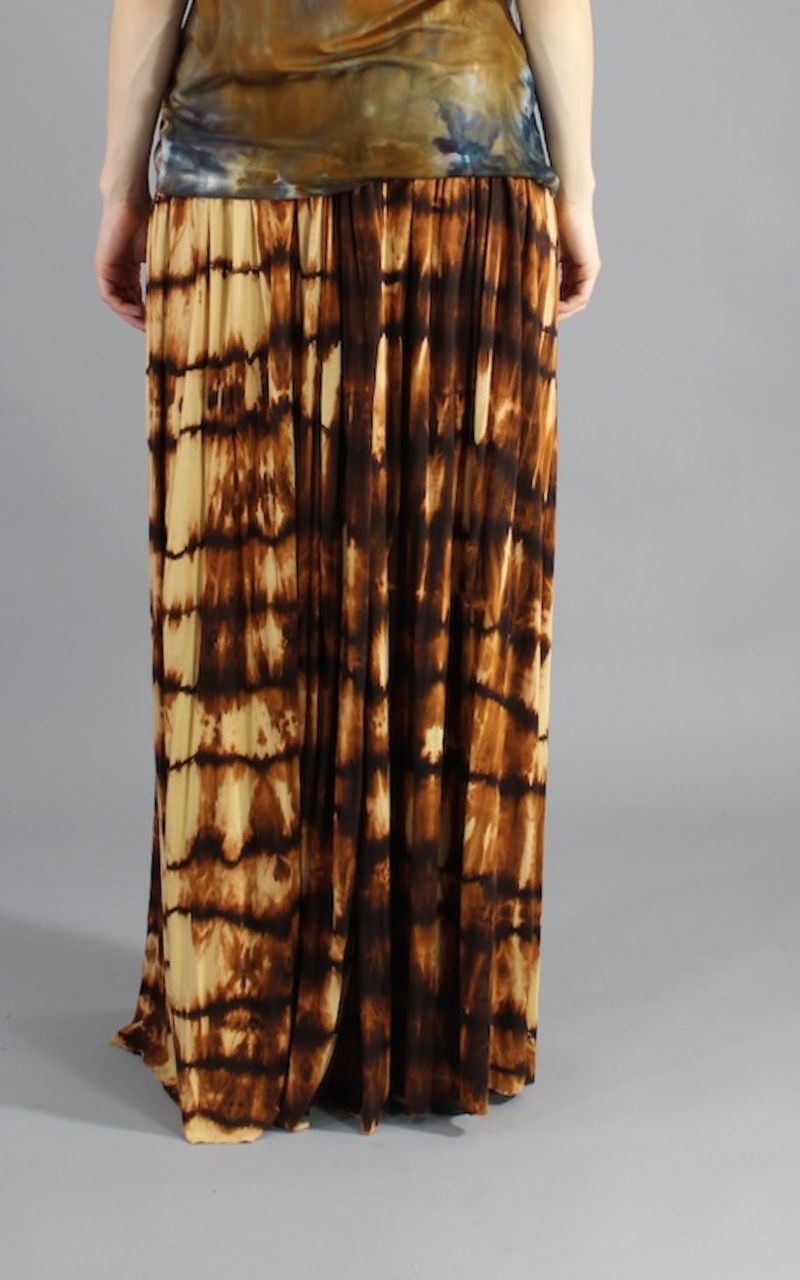 Archive Shibori Broomstick Skirt
