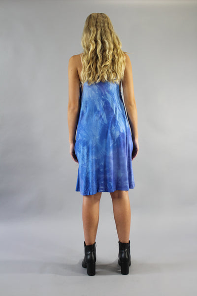 Archive Ruched Blue Dress