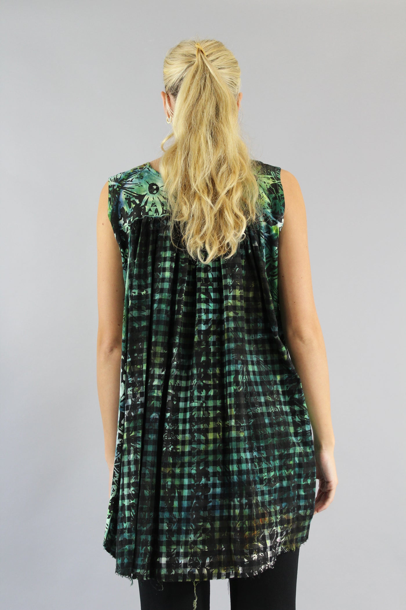 Archive Gingham Back T