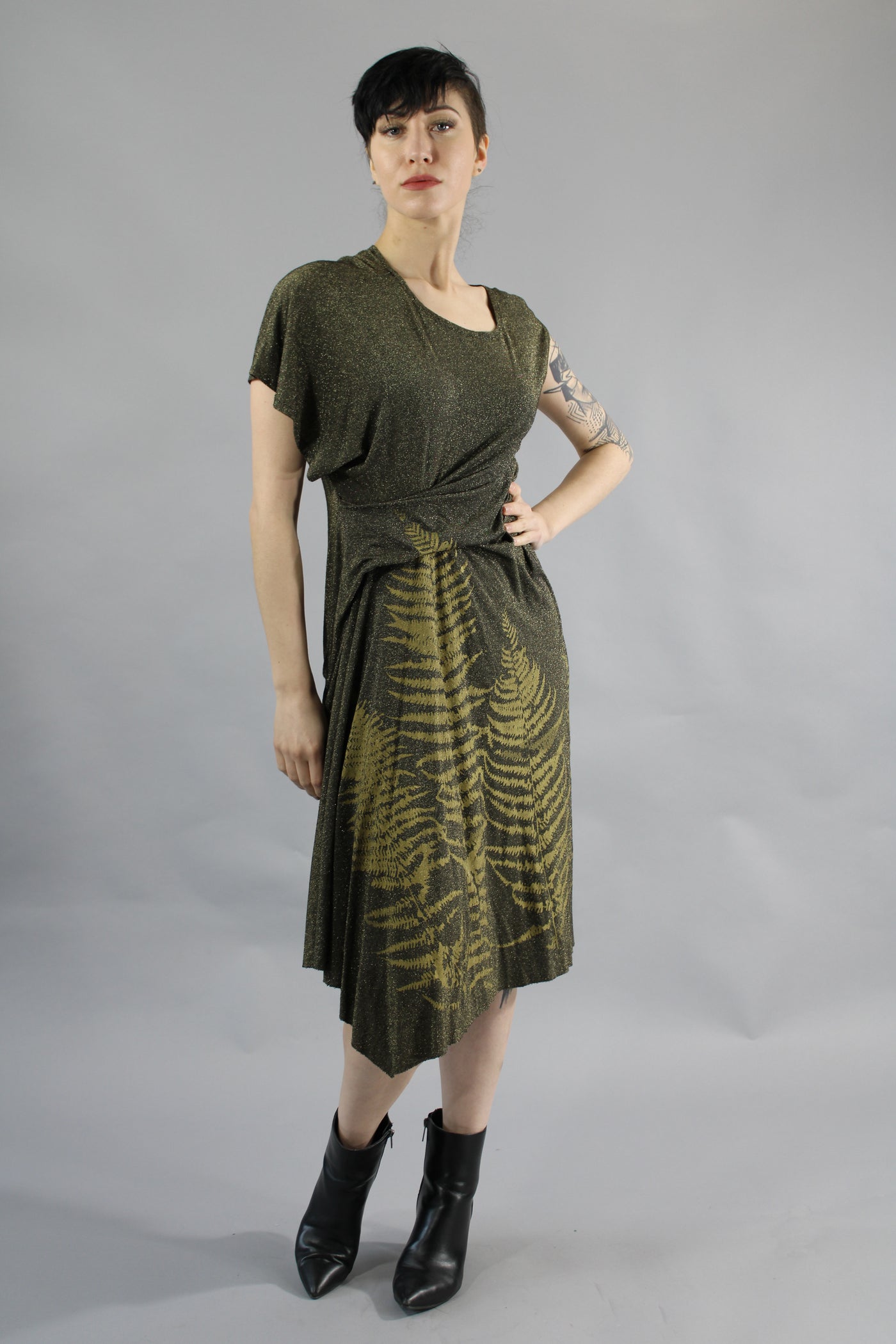 Archive Metallic Dress