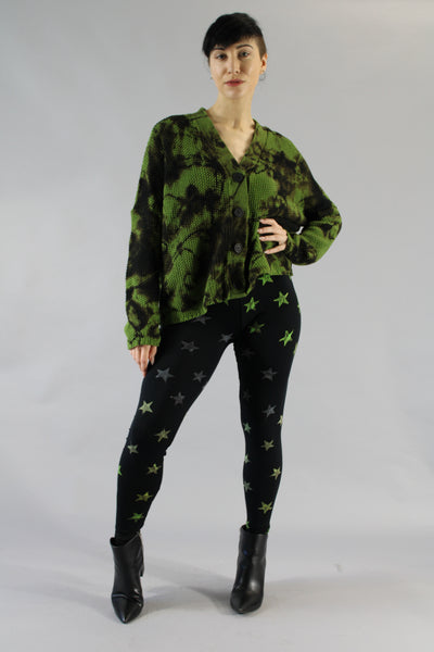 Straight Leggings Star Green