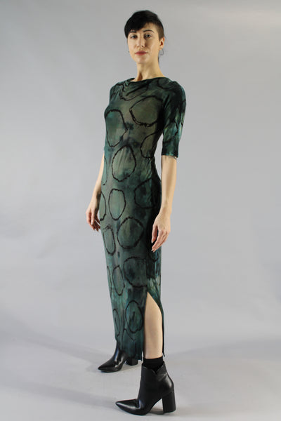 Midi Pinch Dress Amoeba Stormy