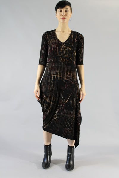 Dina Dress Hatch Khaki