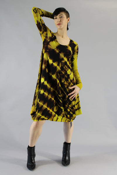 Parachute rib Dress Spiral Bronze