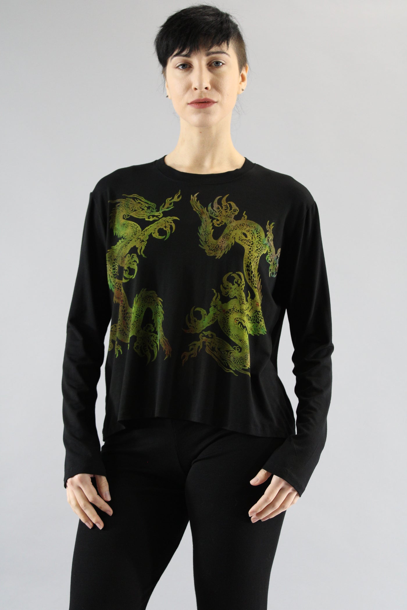 Cozy Top Dragon Green